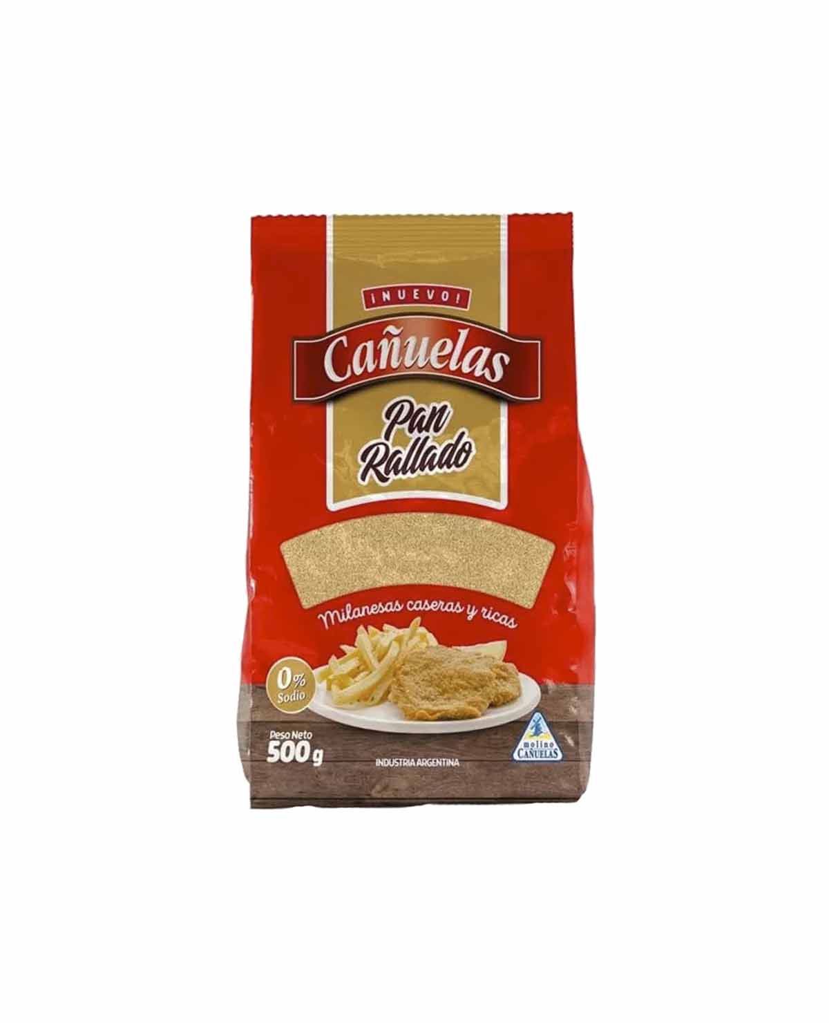 Pan Rallado Cañuelas x 500 Gr